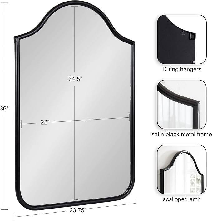 Fellows Framed Arch Wall Mirror