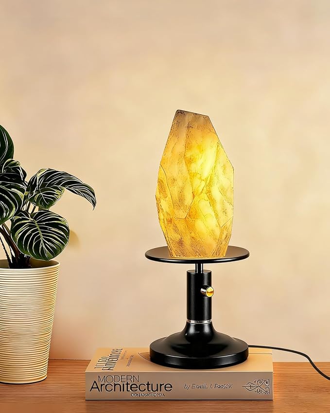 Lightdot Table Lamp for Bedroom Mid Century Modern Black Small Desk Lamp Dimmable 3000K Warmwhite Nightstands Lamp Beside Table Lamp for Living Room Home Office