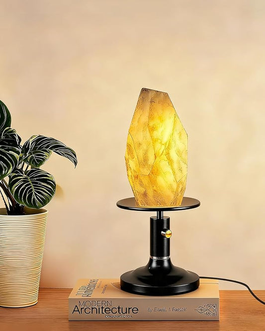 Lightdot Table Lamp for Bedroom Mid Century Modern Black Small Desk Lamp Dimmable 3000K Warmwhite Nightstands Lamp Beside Table Lamp for Living Room Home Office