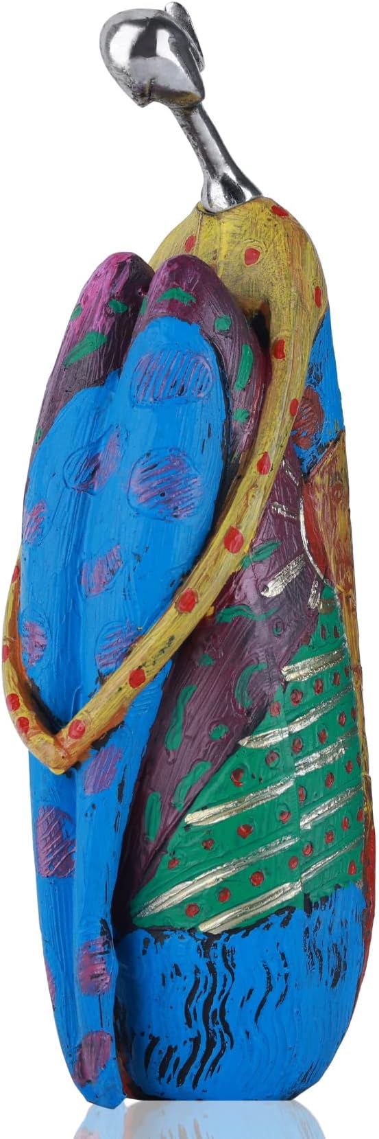 Minimalist Abstract Yoga Art Woman Statues and Sculptures, Creative Full-Color Oil Painting Art Female Statue, Modern Living Room Room Porch Centerpieces Bookcase Entryways Desktop Decor Crafts