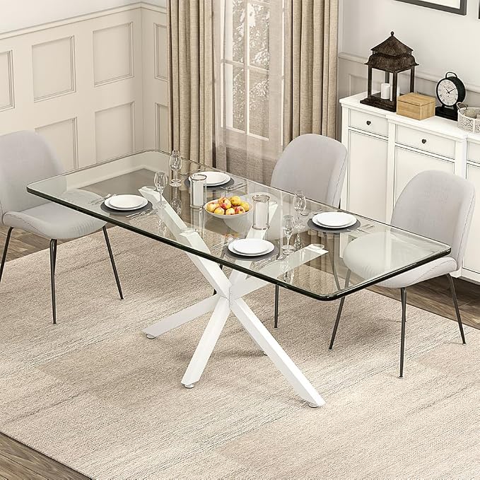 Modern Table Base Gold 30" Metal Coffee Table Legs with Suction Cups, Desk Base for Marble,Glass,Wood Top, Set of 4 Furniture Legs for Home,Kitchen,DIY End Table (Black & White)