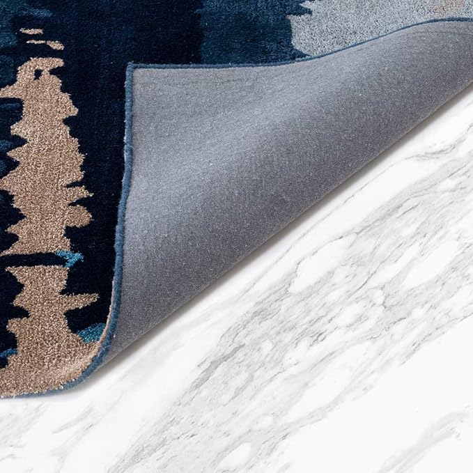 Hand Tufted Area Rug – Premium Soft Modern Carpet for Living Room, Bedroom & Home Trendy Modern Home Rug 5'7" x 7'7" (Rectangular) Cream2