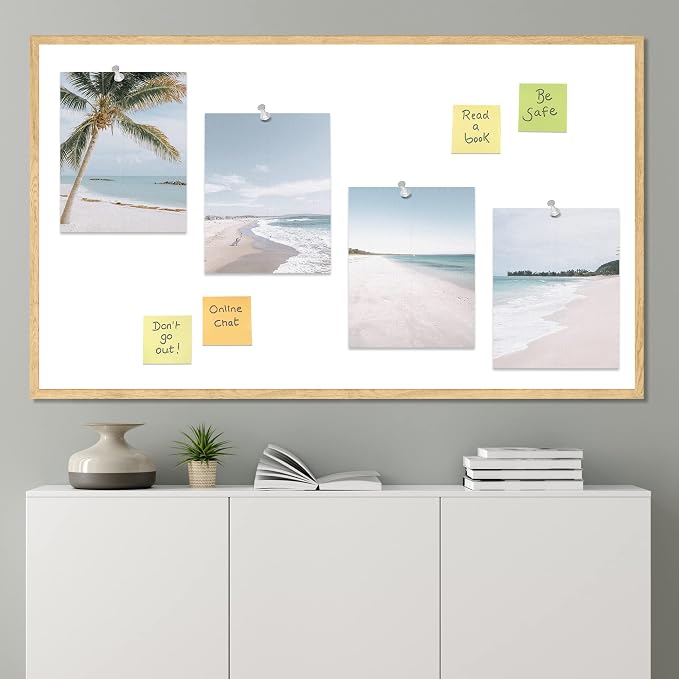 SIGNWIN Poster Bathroom Decor 8"x10"x 4, Wall Art Room Decor Multicolor for Living Room, Bedroom, Office White White Beach Shore Tropical Palm Tree Island Nature Wilderness Realism Landscape