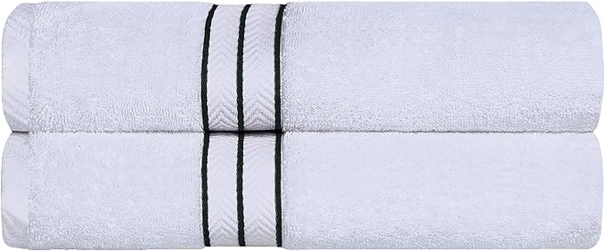 Superior Turkish Cotton Ultra-Plush 2-Piece Bath Towel Set, Towels for Shower, Bathroom, Home Essentials, Spa, Guest/Master Bath, Airbnb, Apartment, Adults and Kids, Soft Quick Drying, Teal