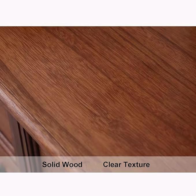 Farmhouse Console Table Sofa Table with Drawers, Solid Wood Entryway Foyer Table with Large Storage Space for Hallway/Living Room (Color : Light Walnut, Size : L:80cm)