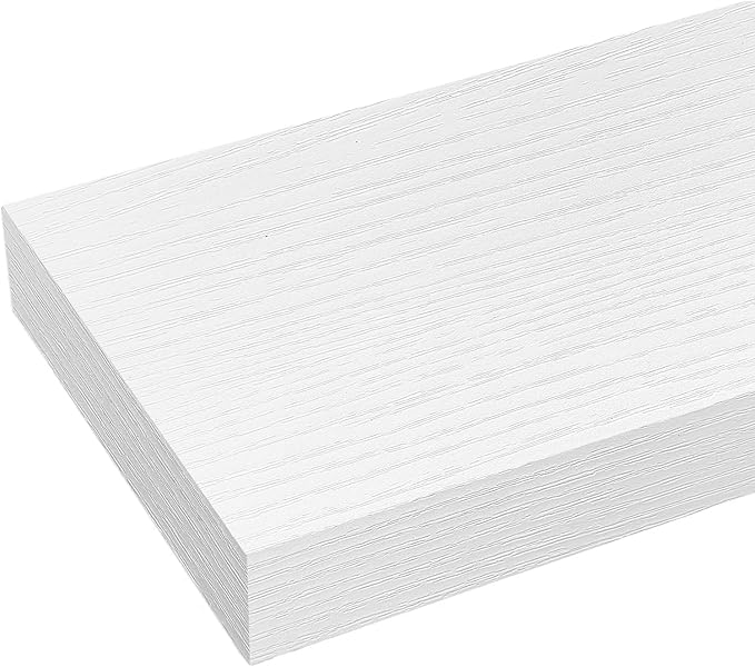 Floating Shelves for Wall, White Small 11.8" Bathroom Wall Shelves and Floating Shelf for Storage, Display Shelf for Home Decor, Over Toilet Organization for Bedroom or Living Room, 4-Pack