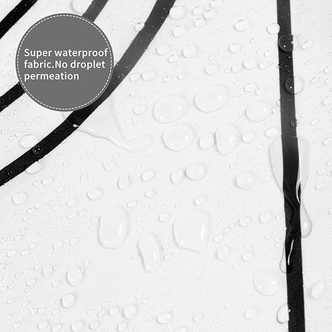 White and Black Extra Long Shower Curtain, Boho Minimalist Mid Century Modern Arch Geometric Machine Washable Waterproof Fabric for Bathroom Bathtub Decor with Hooks 72Wx84H