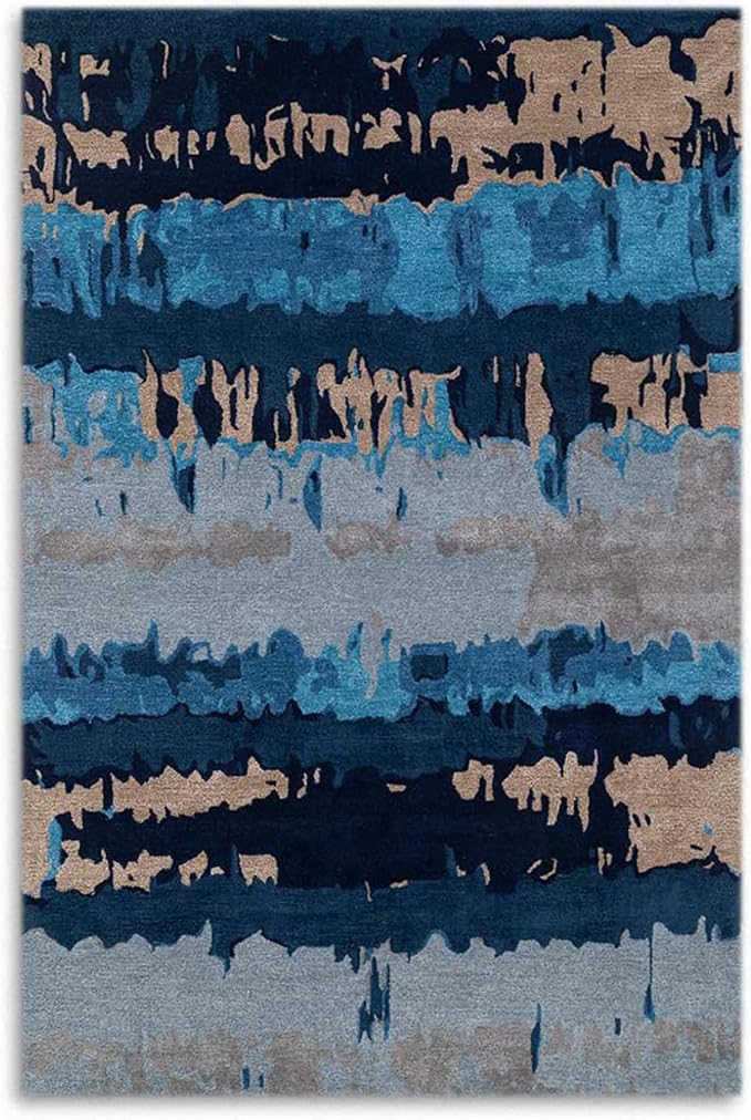 Hand Tufted Area Rug – Premium Soft Modern Carpet for Living Room, Bedroom & Home Trendy Modern Home Rug 5'7" x 7'7" (Rectangular) Cream2