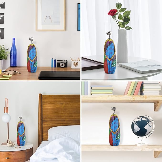 SHENGTIAN Yoga Statues Figurines for Home, Colorful Abstract Women Figurines, Minimalist Abstract Art Woman Statues, Modern Living Room Room Porch Centerpieces Bookcase Entryways Desktop Decor Crafts