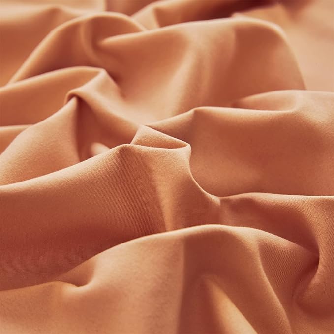 Pureant Peach Comforter Sets Twin Grapefruit Color Bedding Comforter Women Girls Luxurious Orange Pink Aesthetic Quilts Adults Teens Solid Coral Pink Modern Candy Bed Pure Peachy Pink Bed Blankets