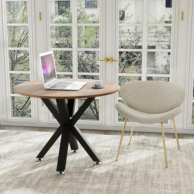 Modern Table Base 28" Metal Coffee Table Legs with Suction Cups, Desk Base for Marble,Glass,Wood Top, Set of 4 Furniture Legs for Home,Kitchen,DIY Bench Legs End Table