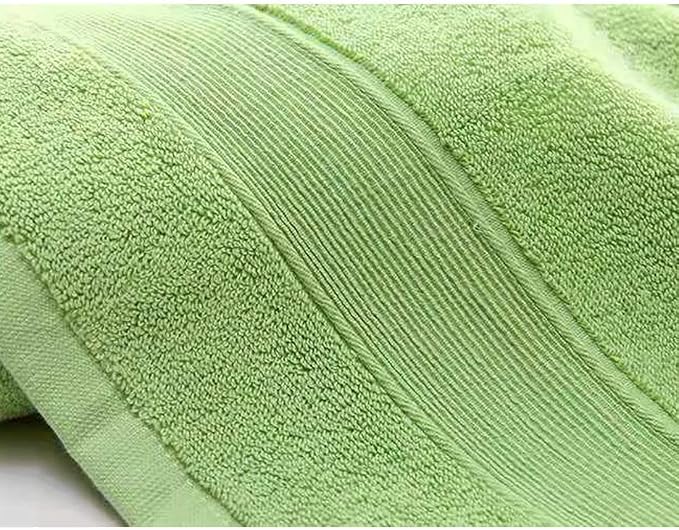 RUIBOLU Hand Towels for Bathroom - Cotton Ultra Soft Highly Absorbent Hand Towel 2 Set, Size 14" x 30" Home Bathroom Hand Towels for Bath, Hand, Face, Gym Towel (Green)