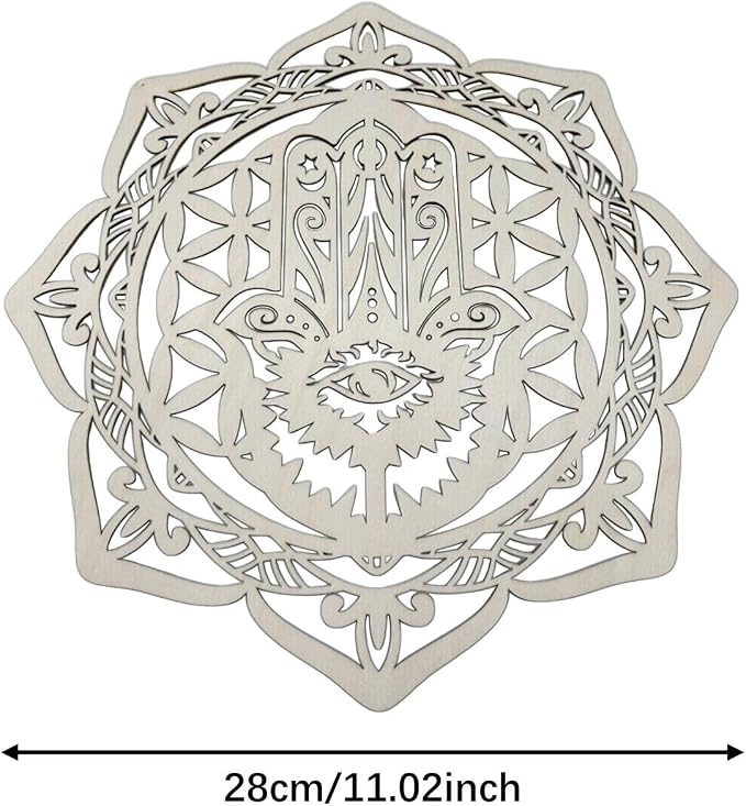 PawwJoy Geometry Wood Wall Art Hanging Decoration Collection Creative Abstract Ornament Wall Sculpture for Room Office- Style E