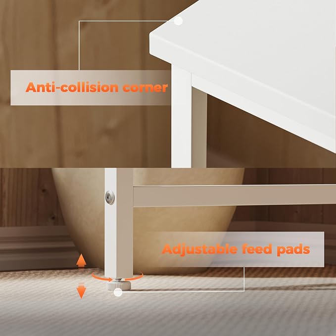 Mericonia 32 inch Computer Desk, Gaming Desk for Small Spaces, Modern Simple Style Table for Home Office, Study Student Writing Table
