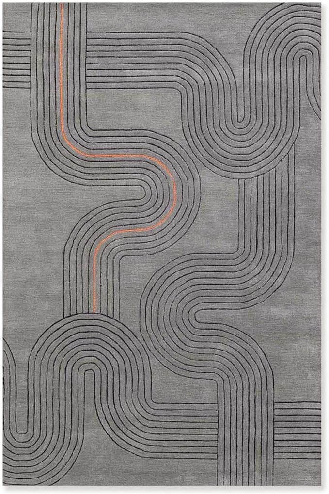 Hand Tufted Area Rug – Premium Soft Modern Carpet for Living Room, Bedroom & Home Trendy Modern Home Rug 6'7" x 8'7" (Rectangular) Green