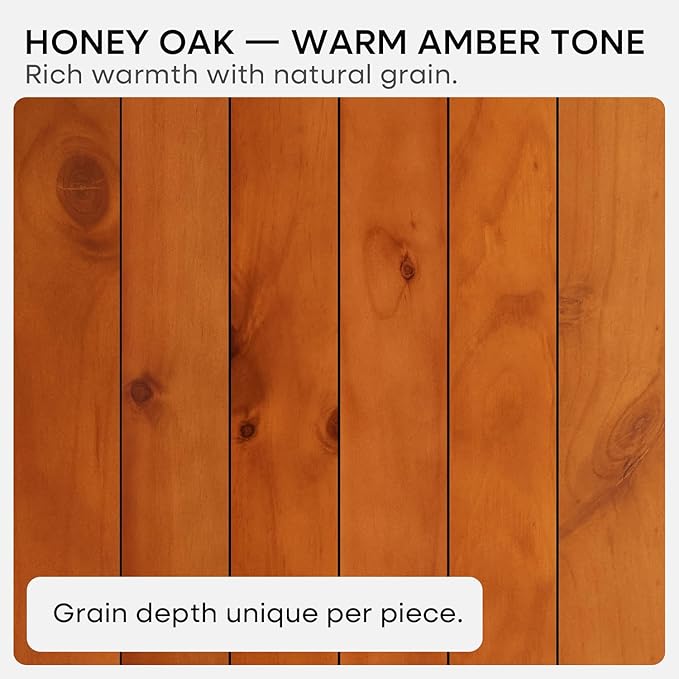 Homeforia 12 inch Oak Floating Shelf, High End Solid Real Wood 12inch Small Floating Shelves for Wall Mounted, Honey Oak Wooden 12in Floating Shelves, Heavy Duty Bracket, 12 X 6.5 X 1.75 in, Set of 2