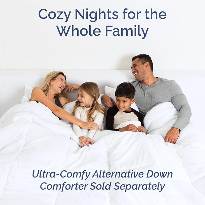Twin XL 4 Piece Sheet Set - Comfy Breathable & Cooling - Soft Hotel Luxury Bedding Set with 8-16 Inch Deep Pockets - 1 Flat & 1 Fitted Sheet & 2 Pillowcases - Wrinkle Free & Easy Care - Antique White