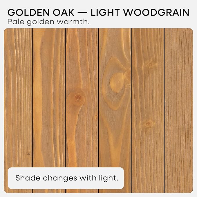 Homeforia 48 inch Golden Oak Floating Shelf, High End Solid Real Wood 48inch Small Floating Shelves for Wall Mounted, Oak Wooden 48in Floating Shelves, Heavy Duty Bracket, 48 X 6.5 X 1.75 in, Set of 2
