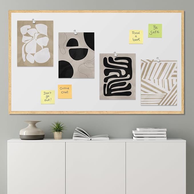 SIGNWIN Adhesive Canvas Poster Tropical Mid-Century Modern Hawaiian Geometric Print Abstract Shapes Illustrations Minimalism Decorative Rustic Cozy Zen for Living Room, Bedroom, Office - 8"x10"x 4