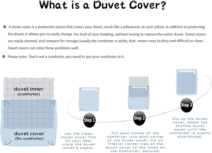 Erosebridal Science Students Duvet Cover Set Students School Study King Bedding Set for Adult Men | Chemical Equation Comforter Cover Back to School Supplies Bed Sets, Room Decor Aesthetic