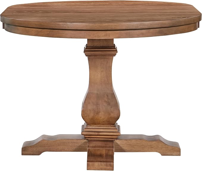 Christopher Knight Home Tokin Extendable Dining Room Table for 6, Wooden Round Expandable Kitchen Table, Vintage Oval Dining Table for Dining Room Kitchen, Walnut