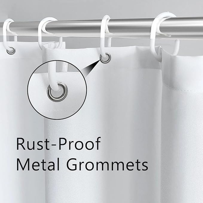 Blue Gray Boho Shower Curtain 60Wx72H Abstract Grey Bohemian Modern Leaves Mid Century Minimalist Plant Bathroom Decor Contemporary Simple Neutral Bath Curtain Fabric Polyester 12 Pack Hooks