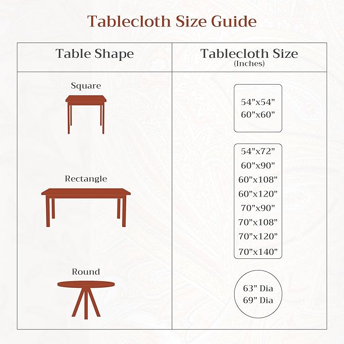 Maison d' Hermine Table Cloth Round Table 100% Cotton 63 Inches Fall Tablecloth Reusable Everyday Use for Thanksgiving Christmas Decorations Dining Farmhouse Party (Pretty Autumn)