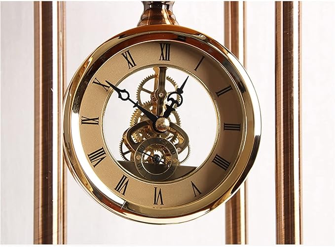 SUNESA Table Clock Clock Table Clock Living Room Decoration Retro Home Desktop Clock Fashion Table Clock Desk Clock (Color : B)