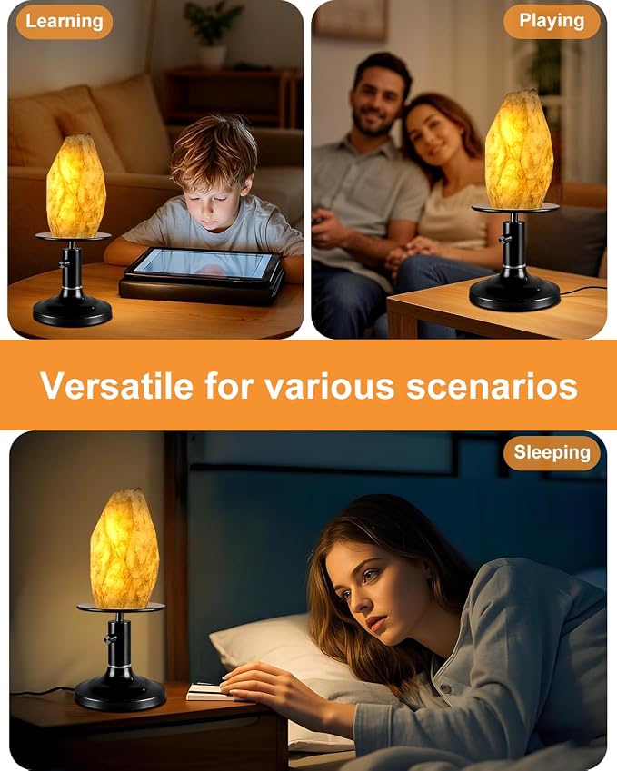 Lightdot Table Lamp for Bedroom Mid Century Modern Black Small Desk Lamp Dimmable 3000K Warmwhite Nightstands Lamp Beside Table Lamp for Living Room Home Office