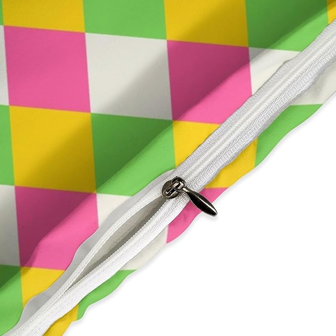 Rainbow Duvet Cover Set, Rainbow Lines Pattern Spectrum of Colors Abstract Art Decorative，Aesthetic Abstract Art Bedding 3 Piece (1 Duvet Cover 79"x90" + 2 Pillow Sham 20"x30")