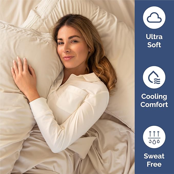 Split King Size 5 Piece Sheet Set - Comfy Breathable & Cooling Sheets - Hotel Luxury Bed Sheets for Women & Men - Deep Pockets, Easy-Fit, Soft and Wrinkle Free Sheets - Wheat Oeko-Tex Bed Sheet Set