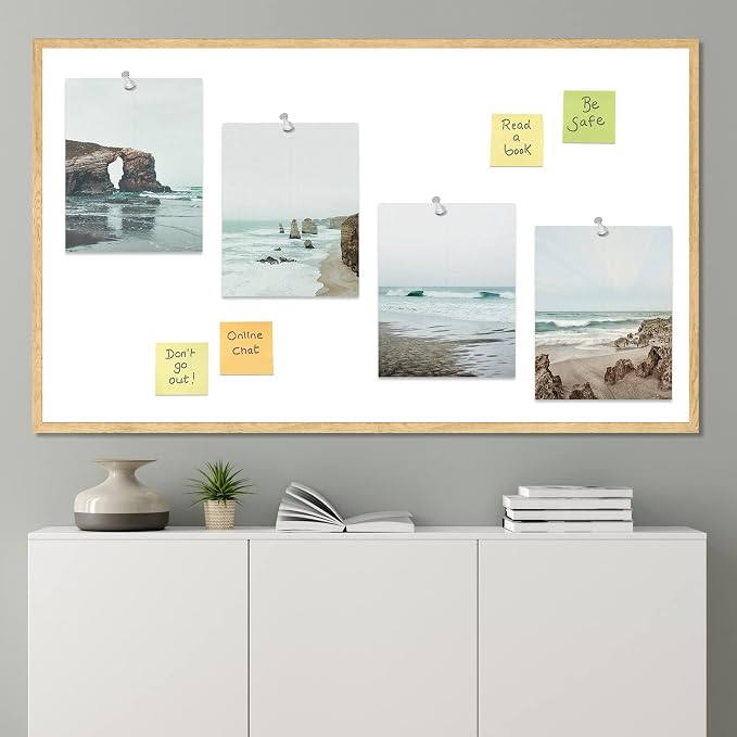 SIGNWIN Poster Bathroom Decor 8"x10"x 4, Wall Art Room Decor Multicolor for Living Room, Bedroom, Office Rocky Storm Cloud Sky Beach Ocean Landscape Nature Wilderness Landscape Colorful Rustic