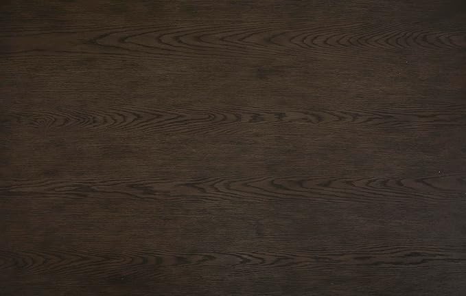 Signature Design by Ashley Burkhaus Contemporary Counter Height Dining Table with Double-Pedestal Base and Wine Rack, Dark Brown