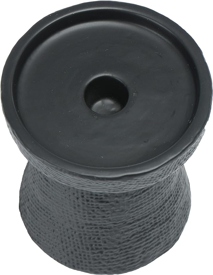 Main + Mesa Stoneware Pillar & Taper Candle Holders, Set of 2