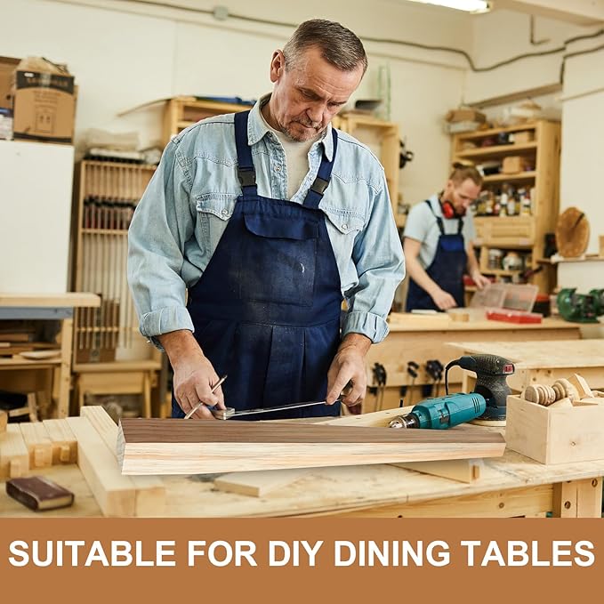 CroBlissful 2 Pieces 4 Sided Tapered Pine Wood Dining Table Leg 29" Tall x 2 3/4" Wide Unfinished Wooden Leg for Kitchen Tables and Desks
