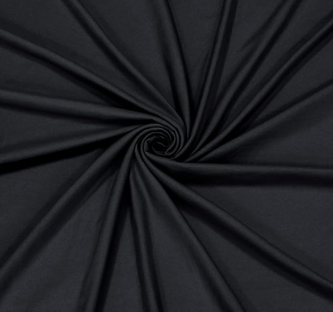 Mejoroom Queen Size Sheet Set - Hotel Luxury 1800 Bedding Sheets & Pillowcases - Deep Pocket Fitted Sheet, Soft, Breathable, Wrinkle & Fade Resistant - 4 Piece (Queen, Black)