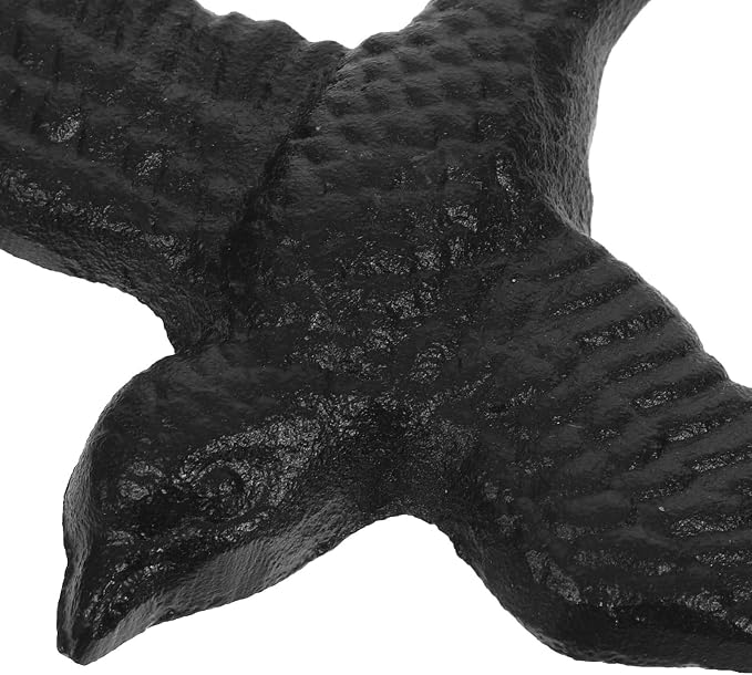 HOLIDYOYO 3Pcs Cast Iron Retro Decor Wall Art Bird Wall Decorations Vintage Ornaments for Home Office