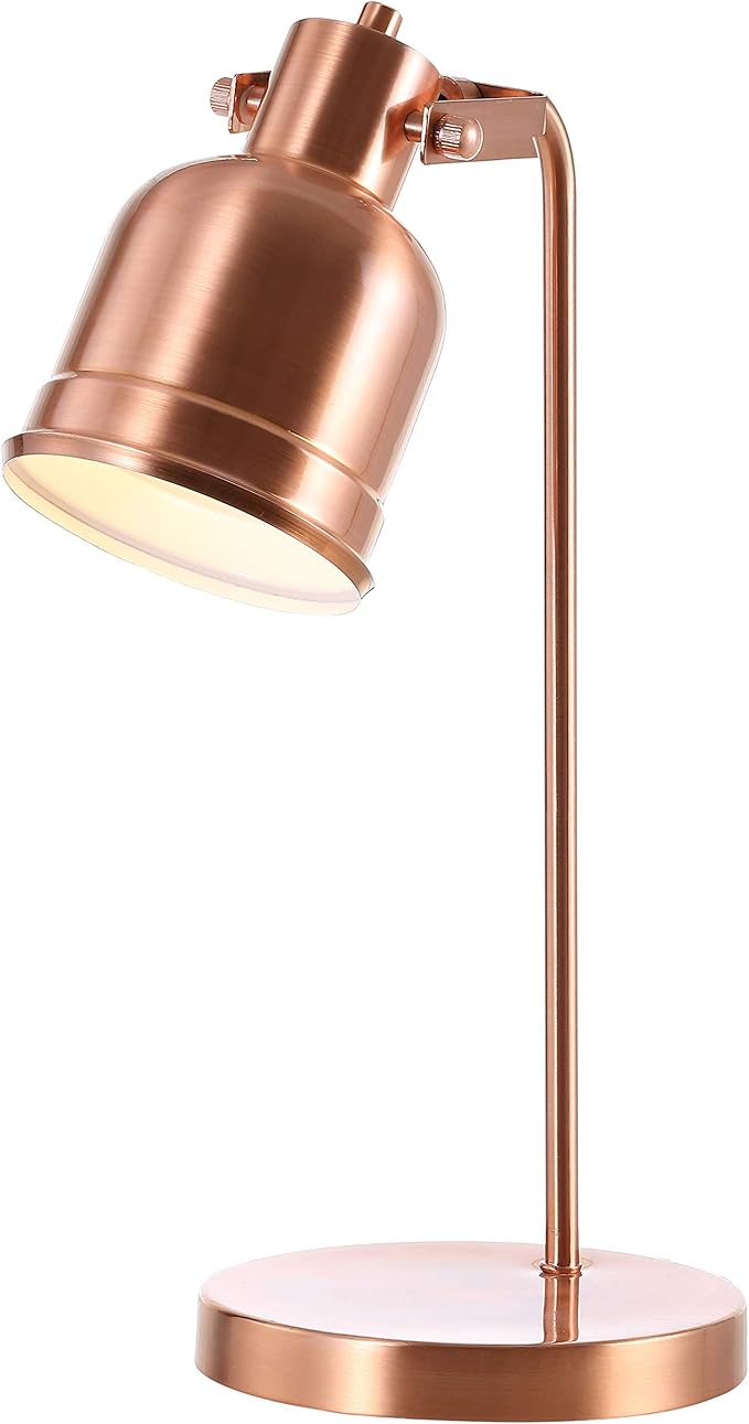 JONATHAN Y 18" Copper Metal LED Task Lamp JYL6112A