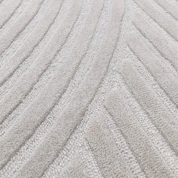 Hand Tufted Area Rug – Premium Soft Modern Carpet for Living Room, Bedroom & Home Trendy Modern Home Rug 5' x 7' (Rectangular) Ivory