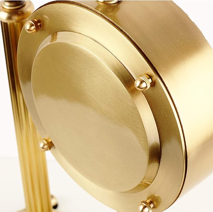 Desk European Brass Ornament Seat Clock Home Living Room Decoration Vintage Desk Office