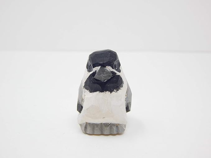 Selsela Hand-Carved Chickadee Figurine -Wooden Black-Capped Songbird Statue, Chick Tit Miniature Chestnut Carolina Handmade Songbird Art for Home Decor & Collectibles Nature-Inspired Gifts