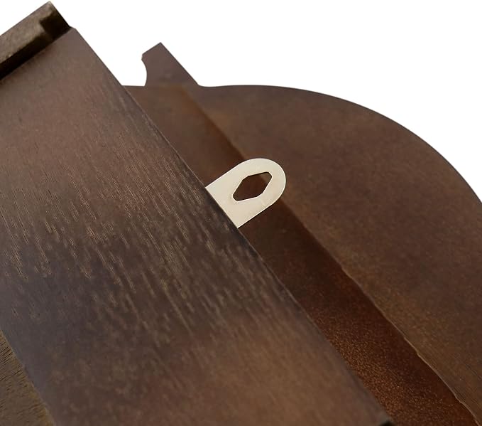 Bedford Clock Collection George 22 Inch Chestnut Wood Chiming Pendulum Wall Clock
