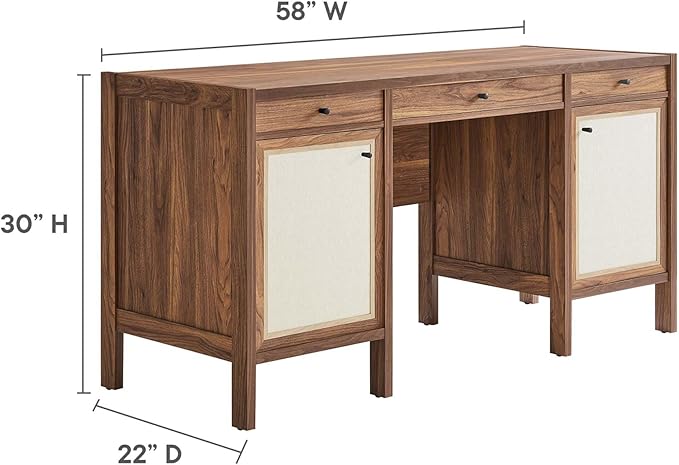 Modway Capri Office-desks, Walnut
