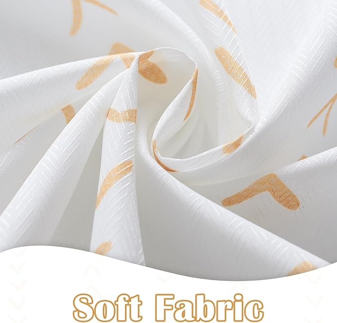 jinchan Taupe and White Boho Shower Curtain Herringbone Zig Zag Waterproof Fabric Bohemian Modern Farmhouse Arrow Geometric Shower Curtains for Bathroom with 12 Hooks 70x72 Inches
