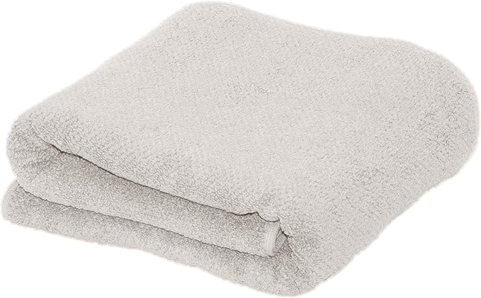 Great Bay Home Taupe Bath Sheet - 100% Cotton Oversized 68x35 Towel - Absorbent, Quick-Drying, Durable Bath Sheet for Bathroom Decor - Low-Twist, Two-Ply Fibers (Taupe)