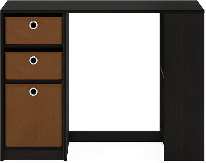 FURINNO Computer Study Writing Desk, Espresso, Model:15110EXBR