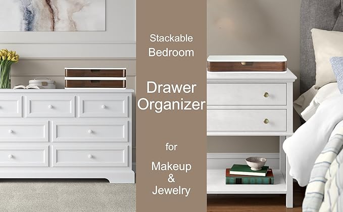 Floating Shelf with Drawer - Walnut Floating Shelves - Floating Drawers for Wall - Wall Shelf for Living Room Office - Floating Shelves Bathroom Vanity Shelves 8 Inch Depth