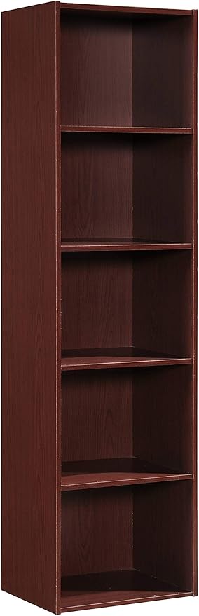 Hodedah 5 Shelf Bookcase and Office Organizer