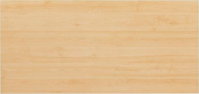 Flash Furniture Tiverton Industrial Modern Desk - Commercial Grade Office Computer Desk and Home Office Desk - 47" Long (Maple/Black)