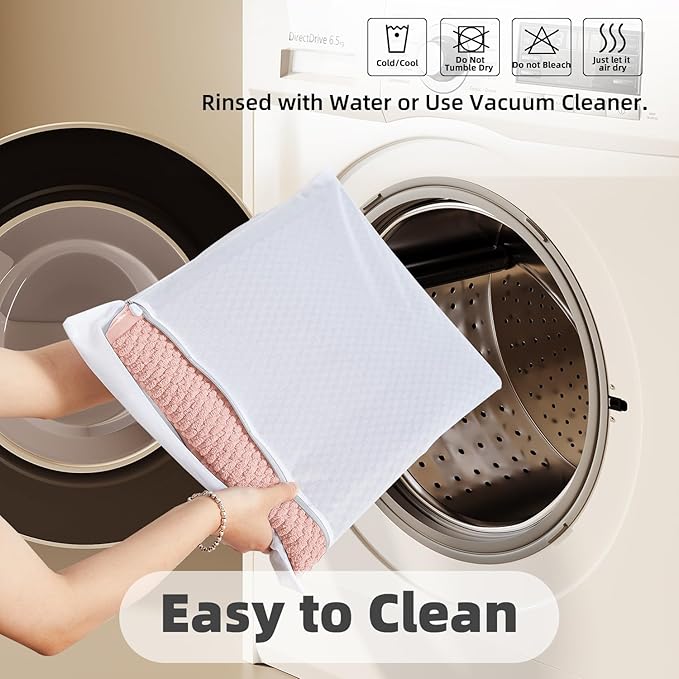 Bathroom Runner Rug, Long Bath Mat Washable Thin Quick Dry Low Pile Bathroom Runner Rugs 24 x 60 Non Slip, Pink 24"x60"